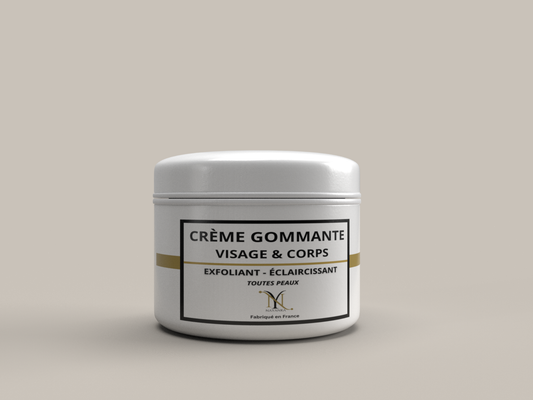 Crème Gommante Eclaircissante - Tous Types de Peaux (Métisses, Claires, Ébènes) - Nayanka